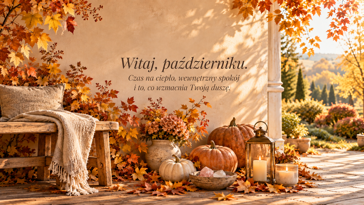 Witaj, październiku. Czas na ciepło, wewnętrzny spokój i to, co wzmacnia Twoją duszę.